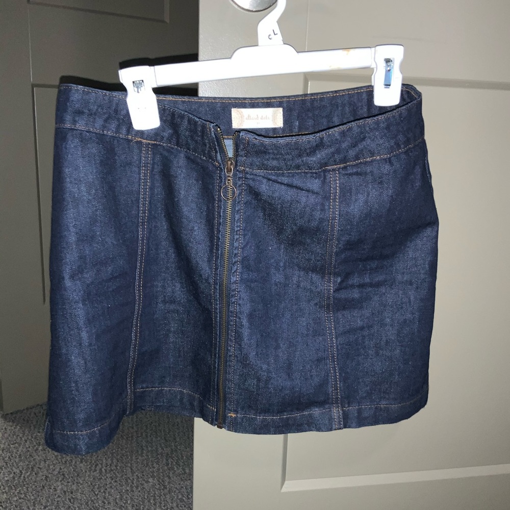Altar’d state jean skirt